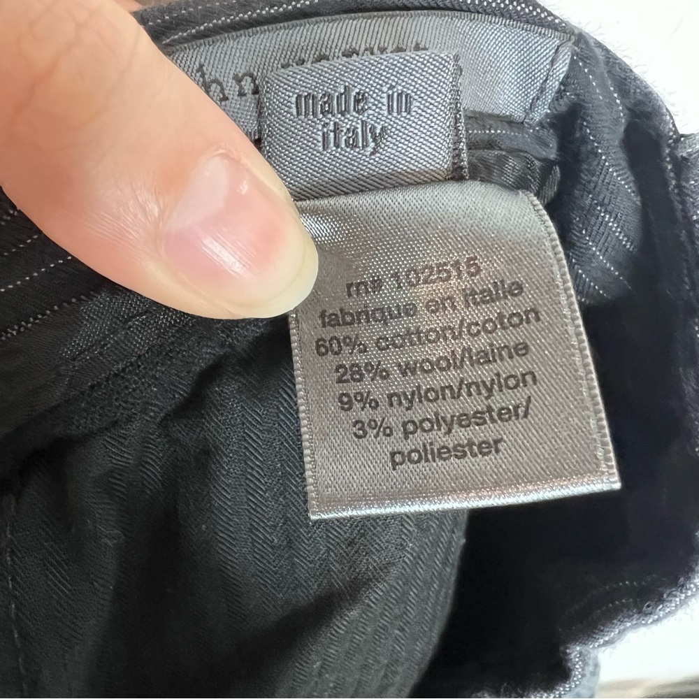 John Varvatos Navy Pinstripe Pants - Picture 8 of 8